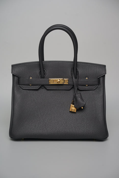 Hermes Birkin 30 in Black Togo Ghw (Brand New)