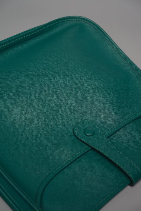 Hermes Evelyne 33 in Malachite Phw