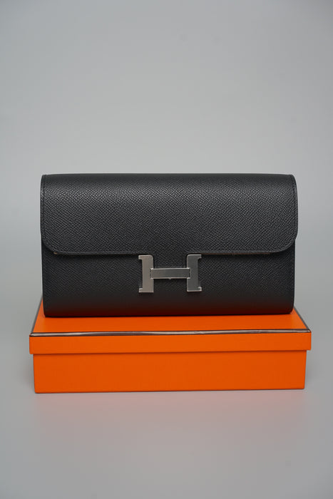 Hermes Constance To Go in Noir Epsom Phw (Brand New)