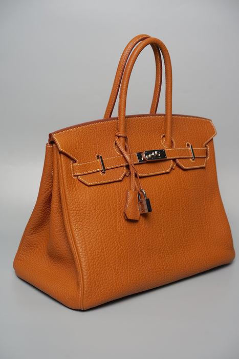 Hermes Birkin 35 in Gold Phw