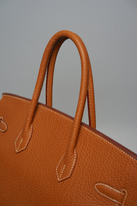 Hermes Birkin 35 in Gold Phw