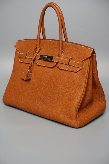 Hermes Birkin 35 in Gold Phw