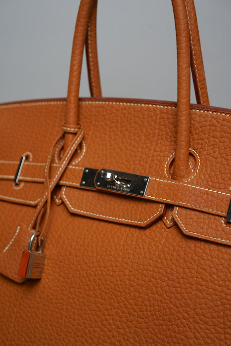 Hermes Birkin 35 in Gold Phw