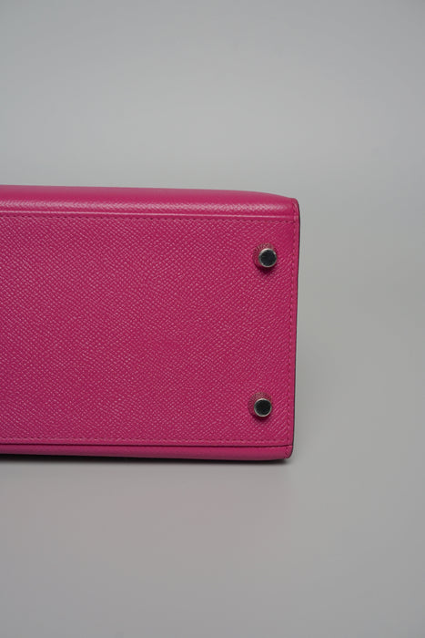 Hermes Kelly 28 Sellier in Rose Pourpre Epsom Phw