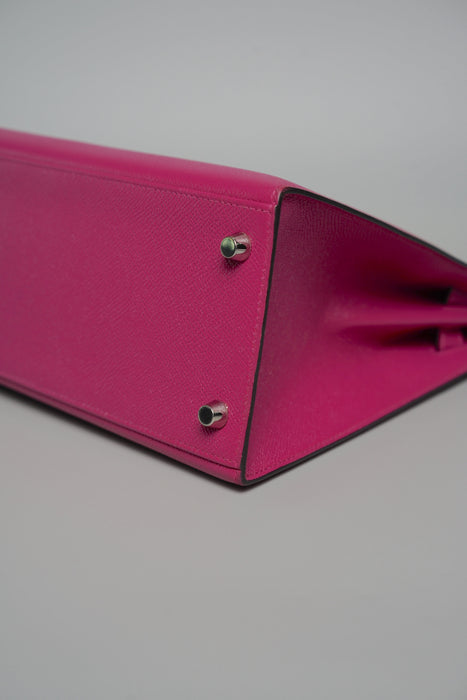 Hermes Kelly 28 Sellier in Rose Pourpre Epsom Phw