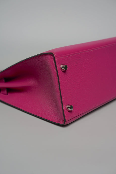 Hermes Kelly 28 Sellier in Rose Pourpre Epsom Phw