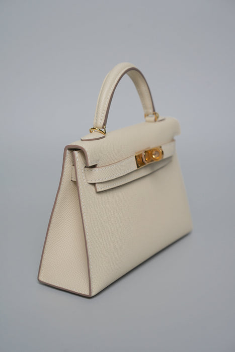 Hermes Kelly 20 in Craie Ghw (Brand New)