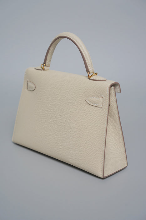 Hermes Kelly 20 in Craie Ghw (Brand New)
