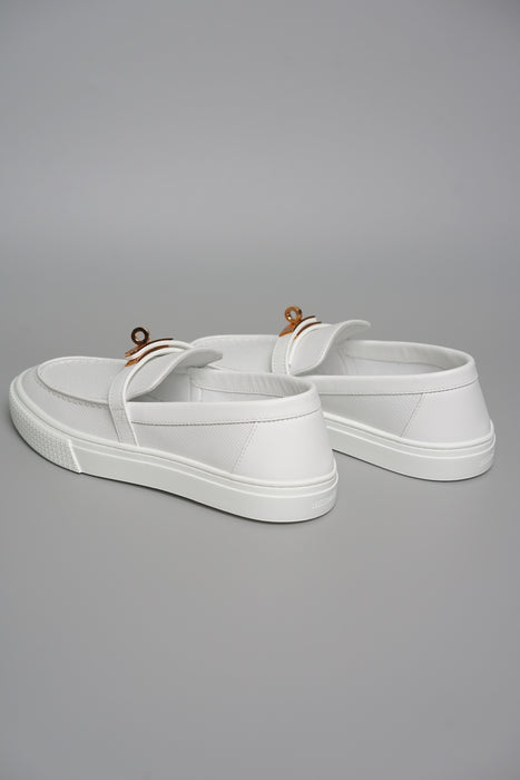 Hermes Game Slip-On Sneaker in Blanc 36.5 (Brand New)