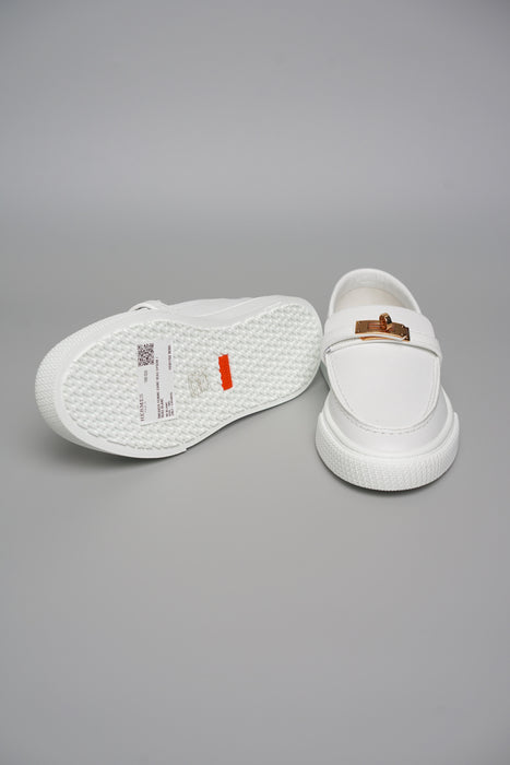Hermes Game Slip-On Sneaker in Blanc 36.5 (Brand New)