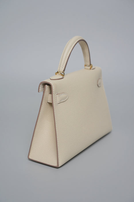 Hermes Kelly 20 in Craie Ghw (Brand New)
