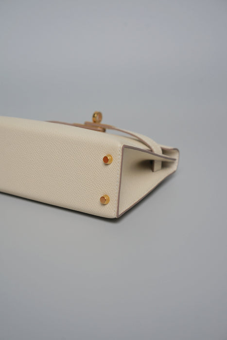 Hermes Kelly 20 in Craie Ghw (Brand New)