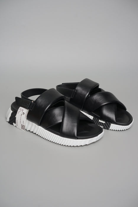 Hermes Electric Sandal in Noir 37 (Brand New)