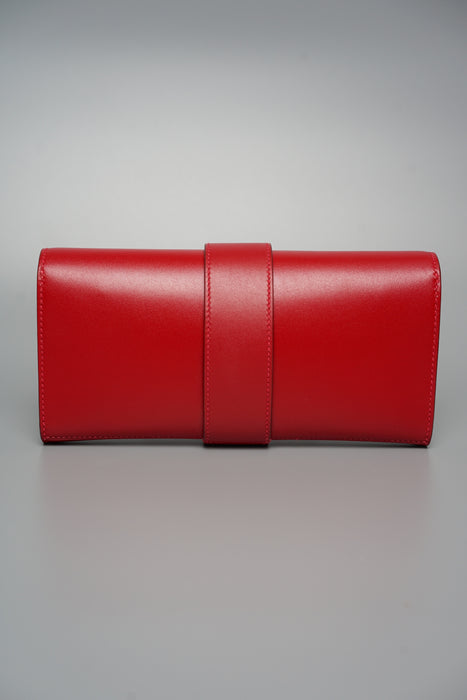 Hermes Medor 23 Clutch in Rouge Vif Ghw