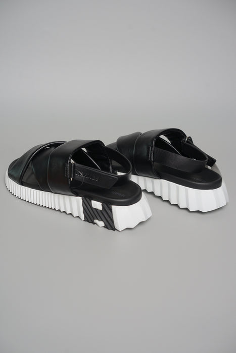 Hermes Electric Sandal in Noir 37 (Brand New)