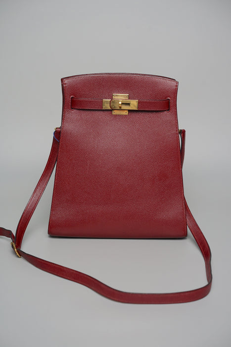 Hermes Kelly Sport PM in Rouge H Ghw