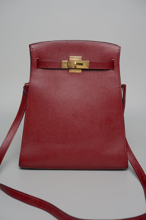 Hermes Kelly Sport PM in Rouge H Ghw