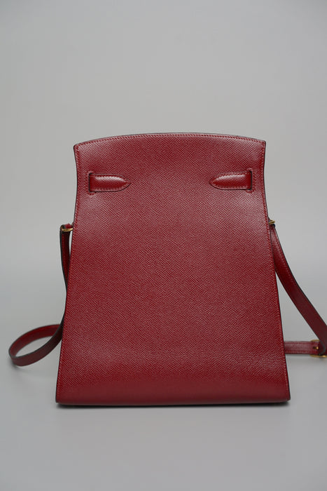 Hermes Kelly Sport PM in Rouge H Ghw