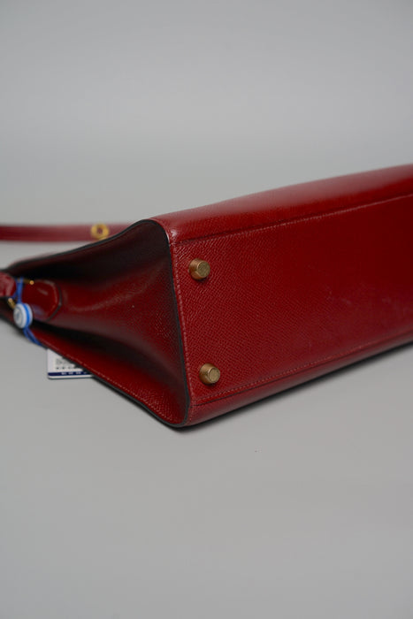Hermes Kelly Sport PM in Rouge H Ghw
