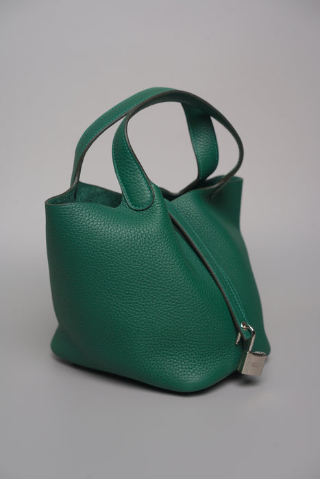 Hermes Picotin 18 in Vert Moyen Phw (Brand New)