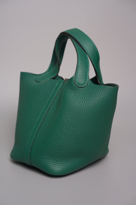 Hermes Picotin 18 in Vert Moyen Phw (Brand New)