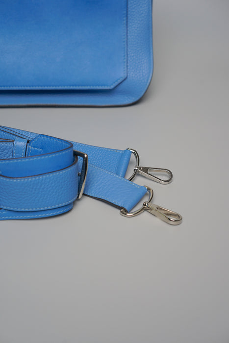 Hermes Jypsiere 28 in Blue Jeans Phw