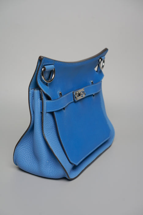 Hermes Jypsiere 28 in Blue Jeans Phw