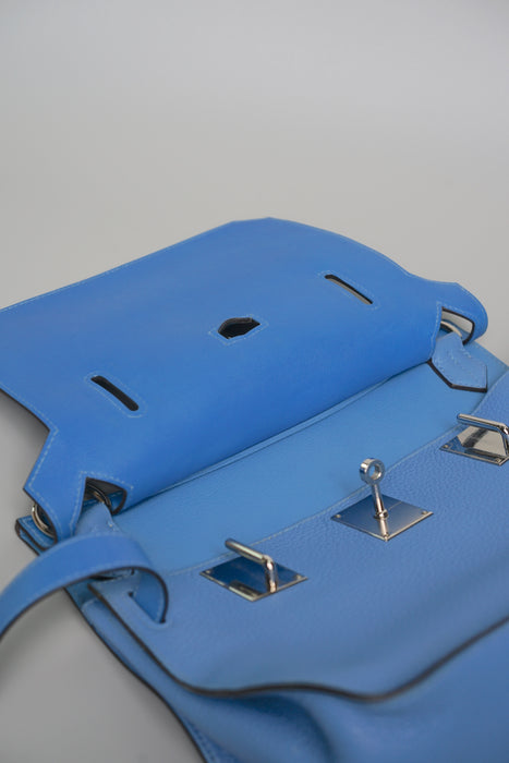 Hermes Jypsiere 28 in Blue Jeans Phw