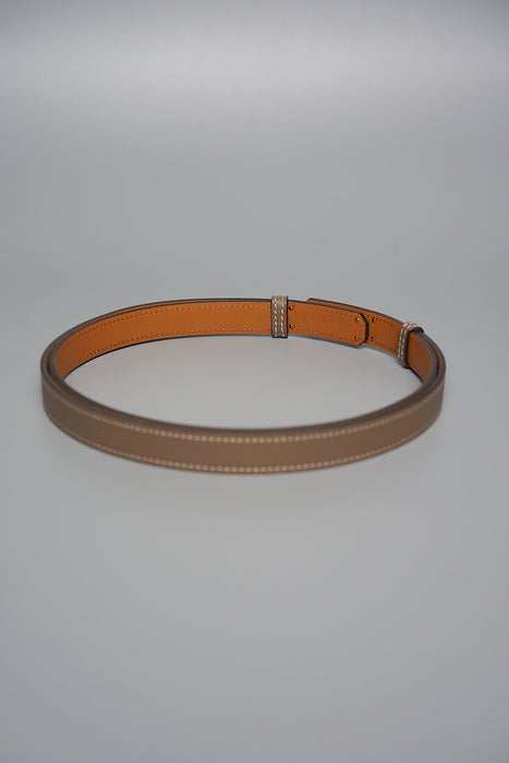 Hermes Kelly Belt in Etoupe Ghw (Brand New)