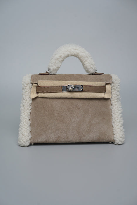 Hermes Kelly 20 Teddy Grizzly in Etoupe Phw (Brand New)