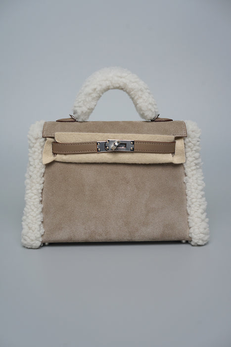 Hermes Kelly 20 Teddy Grizzly in Etoupe Phw (Brand New)