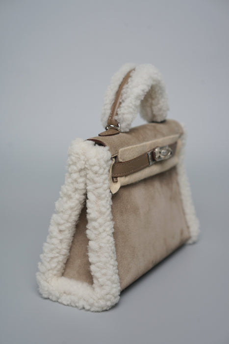 Hermes Kelly 20 Teddy Grizzly in Etoupe Phw (Brand New)