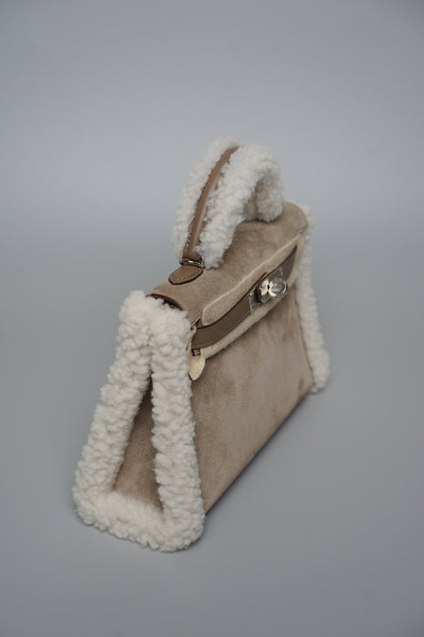 Hermes Kelly 20 Teddy Grizzly in Etoupe Phw (Brand New)