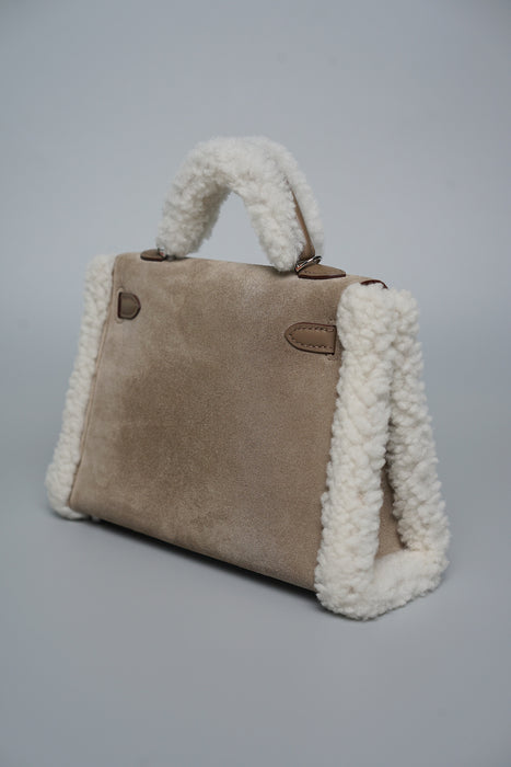 Hermes Kelly 20 Teddy Grizzly in Etoupe Phw (Brand New)