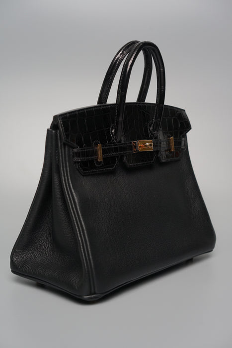 Hermes Birkin 25 Touch in Black Rghw (Brand New)