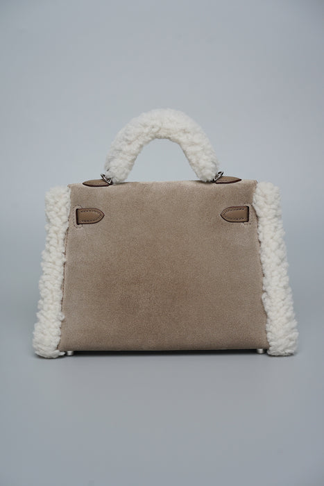 Hermes Kelly 20 Teddy Grizzly in Etoupe Phw (Brand New)