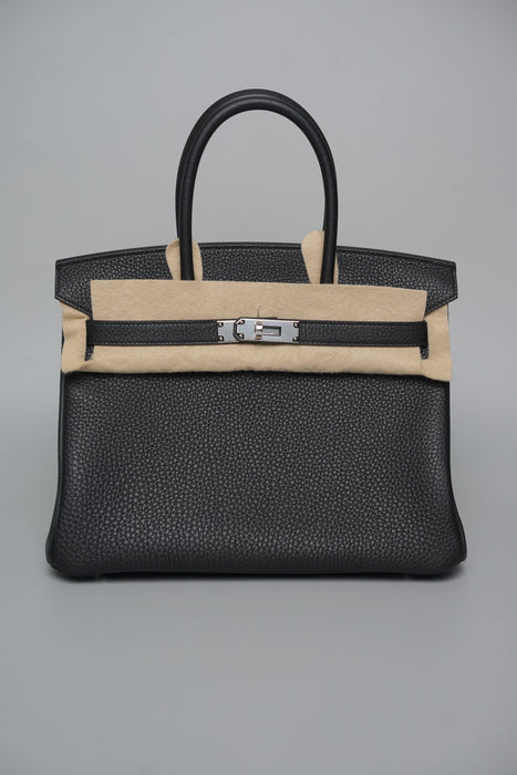 Hermes Birkin 30 in Noir Togo Phw (Brand New)