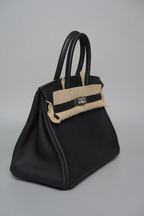 Hermes Birkin 30 in Noir Togo Phw (Brand New)