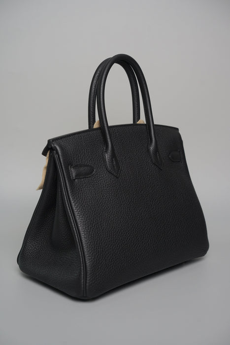 Hermes Birkin 30 in Noir Togo Phw (Brand New)
