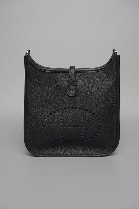 Hermes Evelyne 23 in Noir Phw (Brand New)