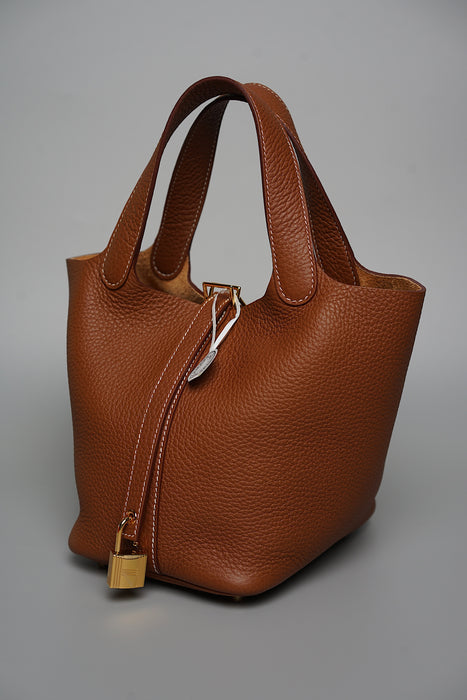 Hermes Picotin 18 Gold Ghw (Brand New)