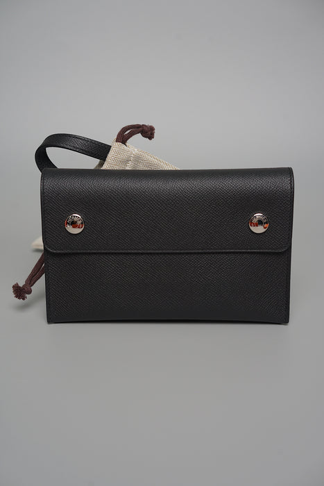Hermes Snap Wallet in Noir Phw (Brand New)