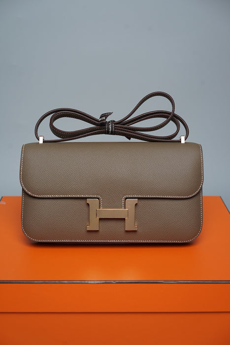 Hermes Constance Elan in Etoupe Rghw (Brand New)