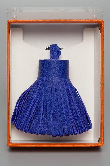 Hermes Single Carmen Charm in Bleu Electrique