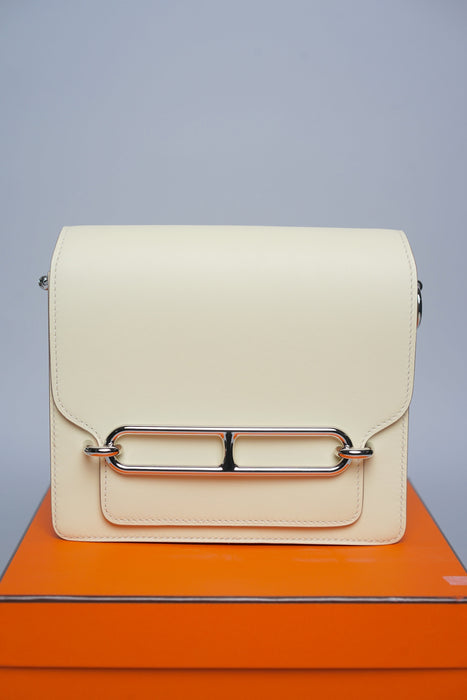 Hermes Mini Roulis in Jaune Milton Phw (Brand New)