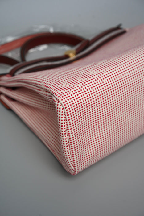 Hermes Herbag 31 in Rouge H Viking Ghw (Brand New)