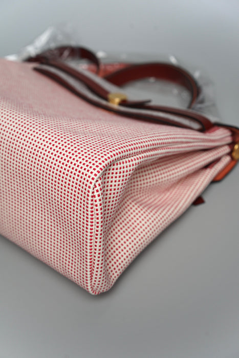 Hermes Herbag 31 in Rouge H Viking Ghw (Brand New)