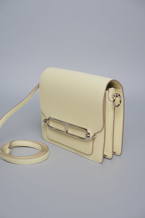 Hermes Mini Roulis in Jaune Milton Phw (Brand New)