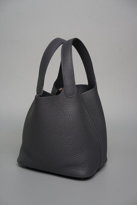 Hermes Picotin 18 in Ardoise Permabrass (Brand New)