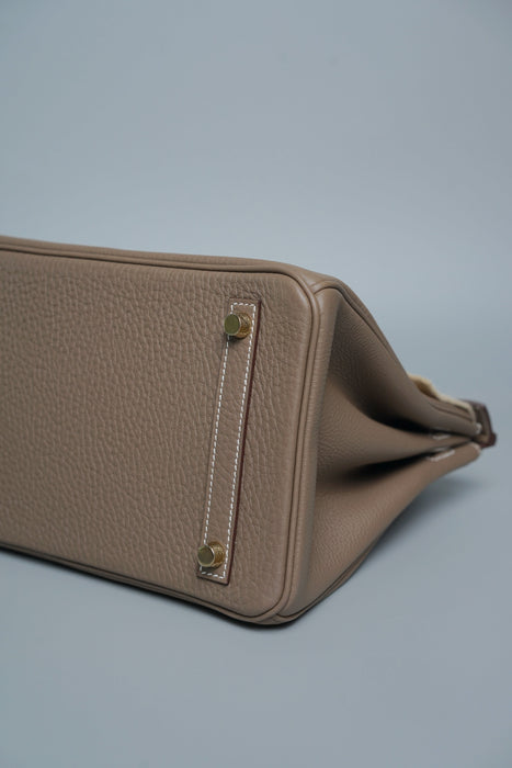 Hermes Birkin 30 in Etoupe Togo Ghw (Brand New)